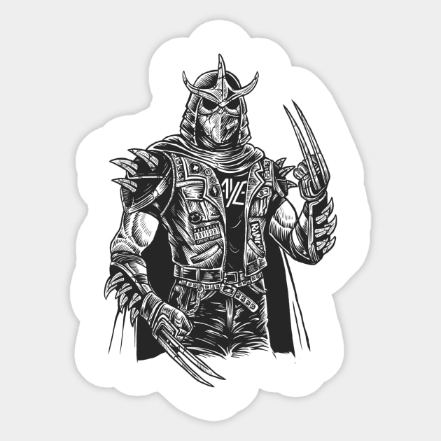 Shredder Punk Sticker by emirez